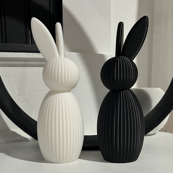 Handmade Other - 3D Printed Modern Bunny Figurines - Choose 1